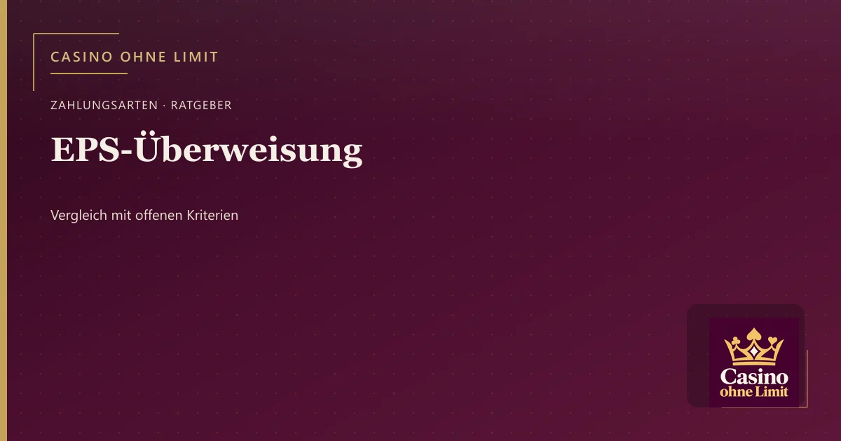 EPS Casino – Illustration mit Logo von Casino ohne Limit